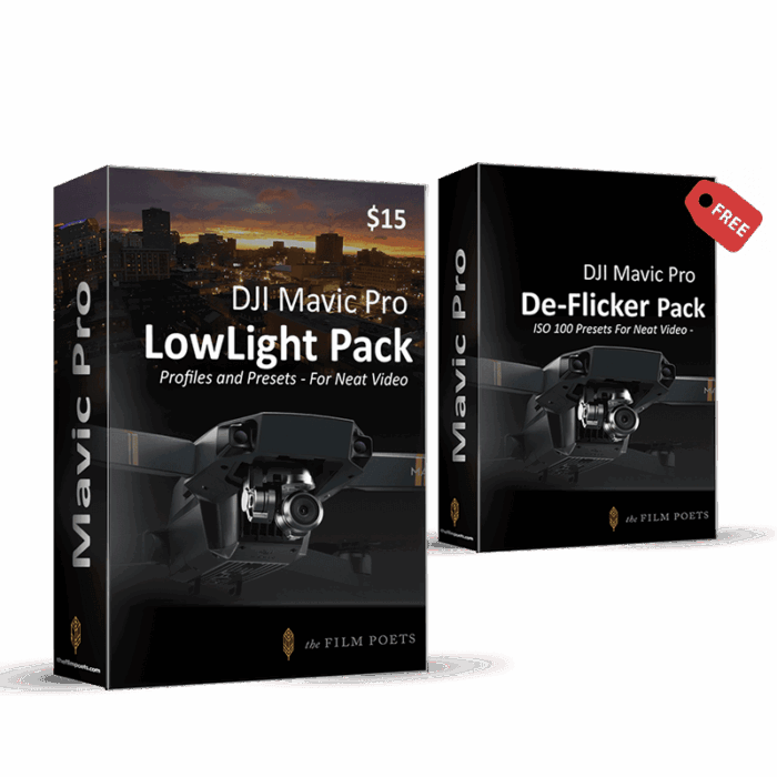 Low Light Pack for DJI Mavic Pro and Neat Video