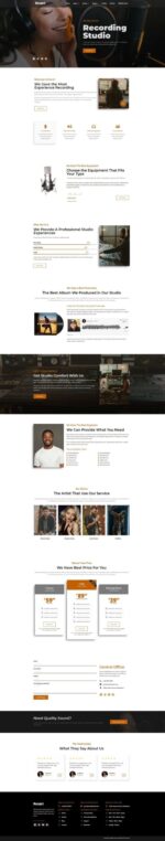 Recort Recording Studio Elementor Template Kit - Image 11