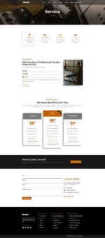 Recort Recording Studio Elementor Template Kit - Image 5