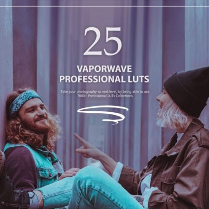 25 Vaporwave LUTs Pack